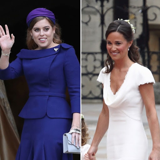 How Beatrice and Pippa Middleton’s turns as maid of honor compare