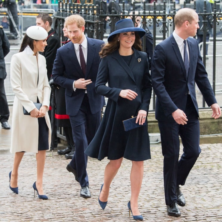 William, Kate, Harry and Meghan at Princess Eugenie's wedding, plus more times they were #squadgoals