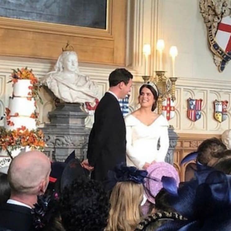 Star guests share photos from inside Princess Eugenie and Jack Brooksbank's gorgeous receptions!